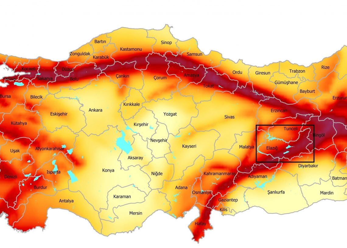 Сейсмическая карта турции на русском