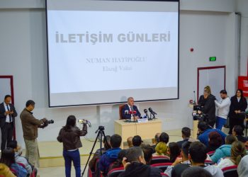 Elazığ Valisi Numan Hatipoğlu, İletişim Fakültesi öğrencileriyle buluştu